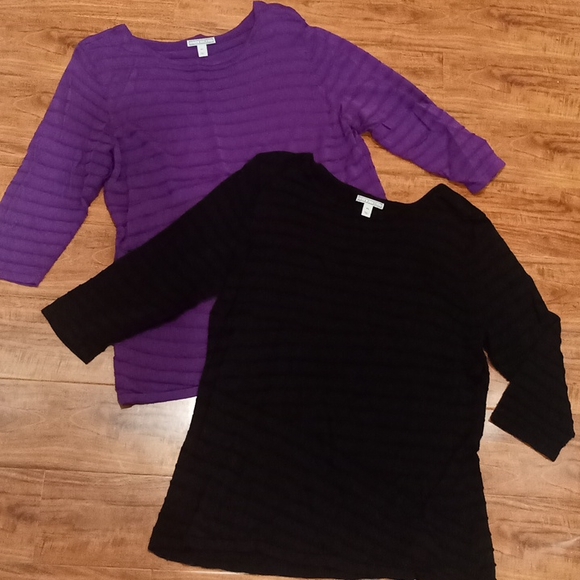 Dana Buchman Tops - Dana Buchman Bandage Style 3/4 Length Sleeve Sweater Bundle, XL